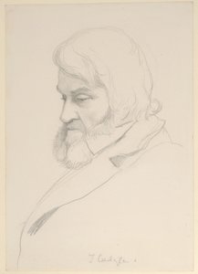 Portrait of Thomas Carlyle by George Howard