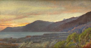 View from Bordighera, 1882 by George Howard