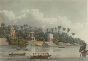 Hindoo Pagodas Below Barrackpore on the Ganges