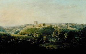 An Extensive View of Richmond, Yorkshire by George I Cuitt