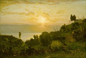 Lake Albano, Sunset, c. 1874