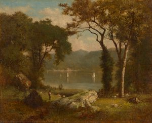 Romantic Landscape by George Inness