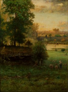 Scene at Durham, an Idyll by George Inness