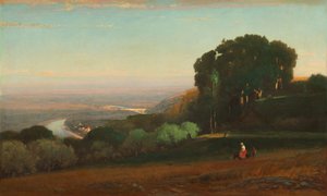 View of the Tiber near Perugia, 1872-1874 by George Inness