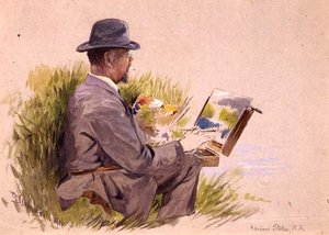 Adrian Stokes, R.A. at Work