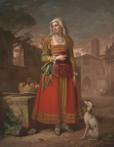 A Whole Length of a Lady of Petrella, in the Kingdom of Naples by George James