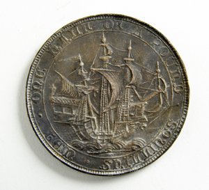 Trial cast for a coin