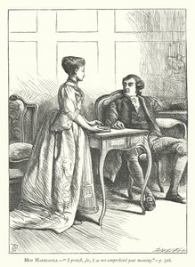 Illustration for She Stoops To Conquer by George John Pinwell