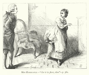 Illustration for She Stoops To Conquer by George John Pinwell