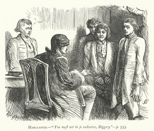 Illustration for She Stoops To Conquer (engraving) by George John Pinwell