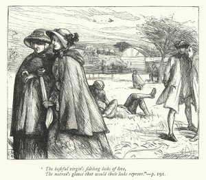 Illustration for The Deserted Village (engraving) by George John Pinwell
