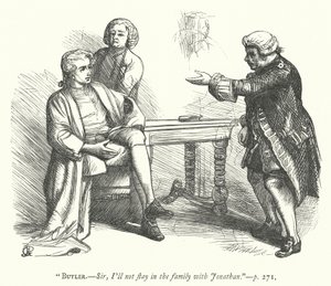 Illustration for The Good-Natured Man by George John Pinwell