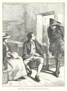 Illustration for The Good-Natured Man by George John Pinwell