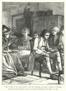 Illustration for The Vicar of Wakefield by George John Pinwell