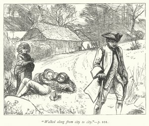 Illustration for The Vicar of Wakefield by George John Pinwell
