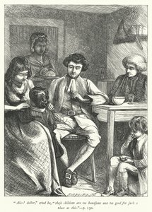 Illustration for The Vicar of Wakefield by George John Pinwell