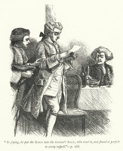 Illustration for The Vicar of Wakefield by George John Pinwell