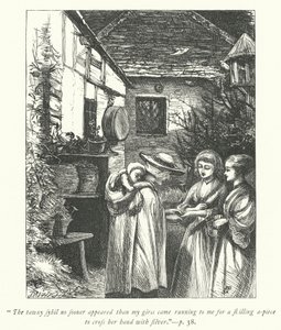 Illustration for The Vicar of Wakefield (engraving) by George John Pinwell