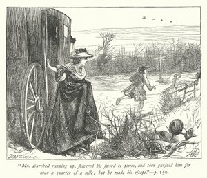 Illustration for The Vicar of Wakefield (engraving) by George John Pinwell