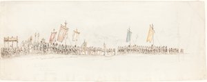 Religious Procession in Landeck by George Jones