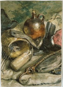 Still Life with Brown Jug by George Loring Brown