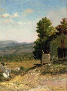 Study of Old Barn, West Campton, New Hampshire