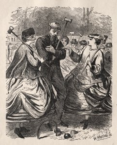 Our Croquet Party by George Louis Palmella Busson Du Maurier