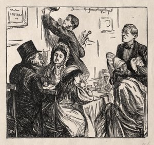 Refreshment at the Great Exhibition by George Louis Palmella Busson Du Maurier