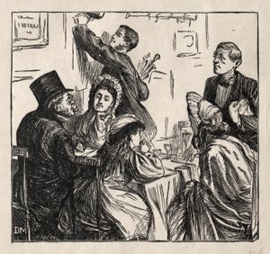 Refreshment - At the Great Exhibition, 1862 by George Louis Palmella Busson Du Maurier