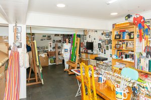 Cristina Rodriguez in Her Studio by Bartolome Esteban and studio Murillo
