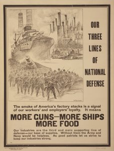 Our Three Lines of National Defense, by R. Peckner