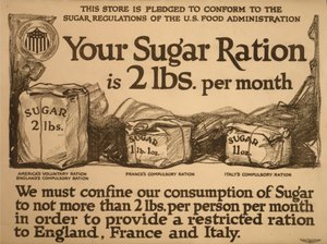 Your sugar ration is 2 lbs. per month by Bartolome Esteban and studio Murillo