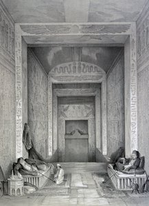 Interior of a Temple, Egypt by George Moore