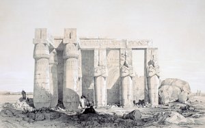 The Ramseion, Luxor, Egypt by George Moore