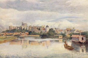 Windsor from the River by George Moore Henton