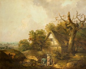 A Rustic Cottage by George Morland
