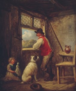 Peasant at a Window by George Morland