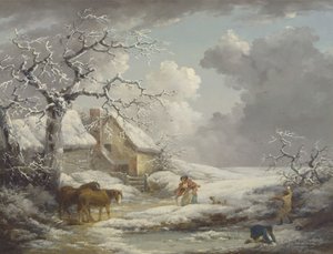 Winter Landscape by George Morland