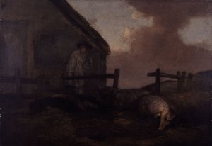 Swineherd by George Morland