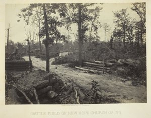 Battlefield of New Hope Church, GA, No. 1 by George N. Barnard