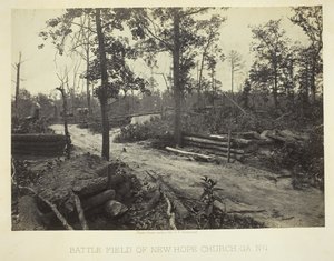 Battle Field of New Hope Church, GA, No. 1 by George N. Barnard