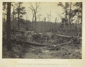 Battlefield of New Hope Church, GA, No. 2 by George N. Barnard