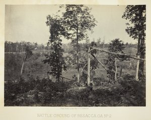 Battle Ground of Resacca, GA, No. 2 by George N. Barnard