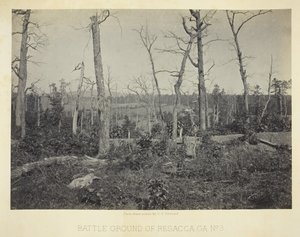 Battle Ground of Resacca, GA, No. 3, 1866 by George N. Barnard