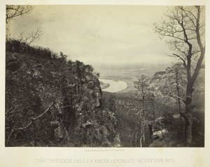 Chattanooga Valley from Lookout Mountain, No. 2 by George N. Barnard