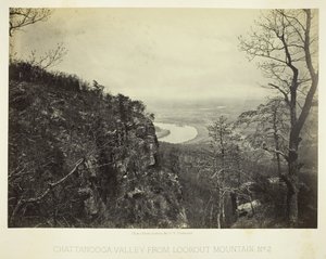 Chattanooga Valley from Lookout Mountain, No. 2, 1864-66 by George N. Barnard
