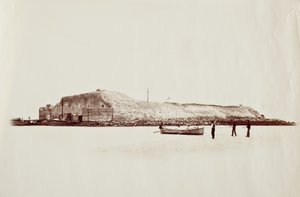 Fort Sumter, Exterior, 3 1/2 Miles From Charleston by George N. Barnard