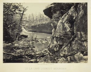 Lu-La Lake Lookout Mountain by George N. Barnard
