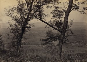 Orchard Knob from Mission Ridge by George N. Barnard