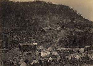 Pass in the Raccoon Range, Whiteside No. 1 by George N. Barnard